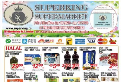 Superking Supermarket (London) Flyer April 10 to 16