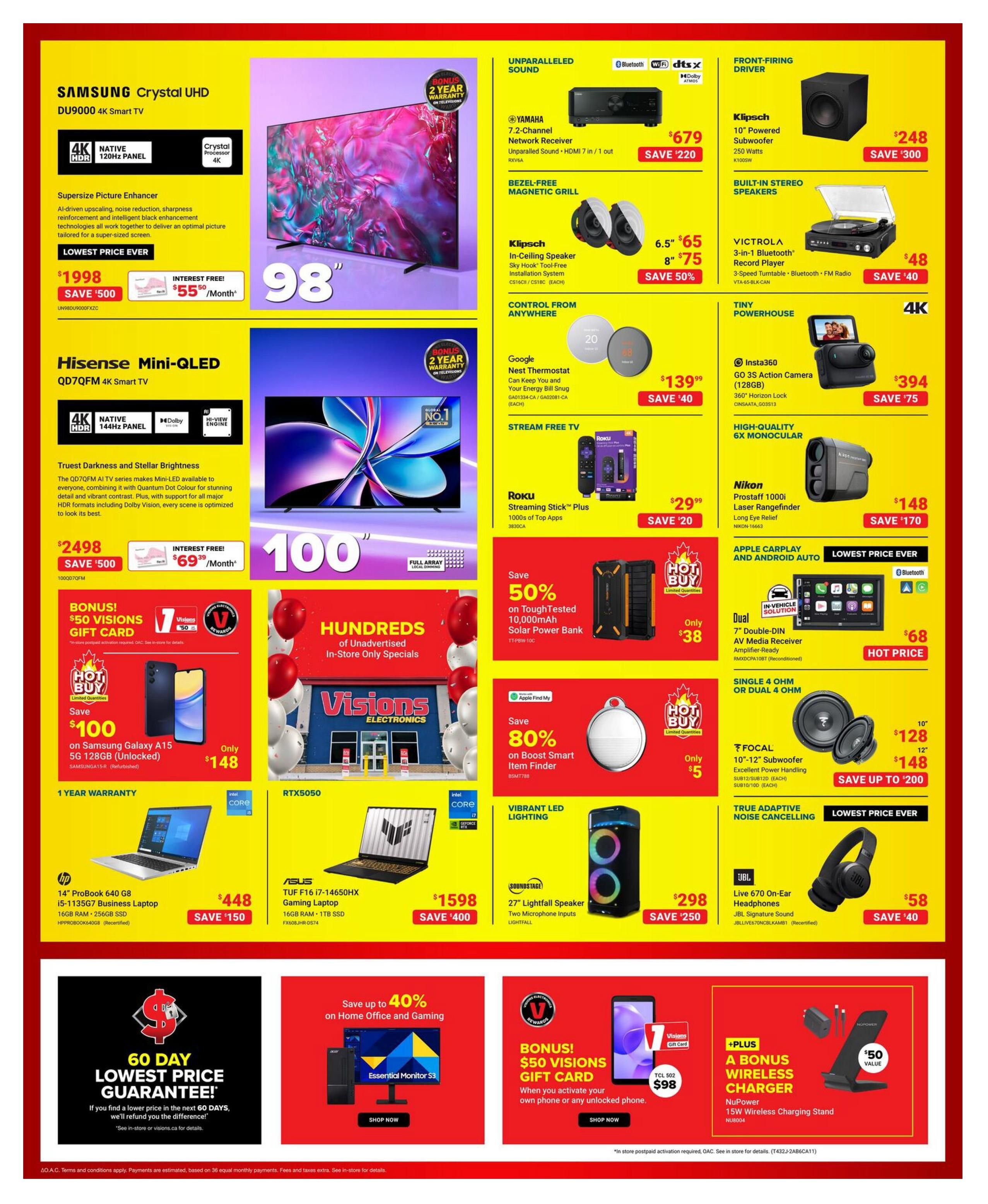 Visions Electronics Flyer April 10 to 16