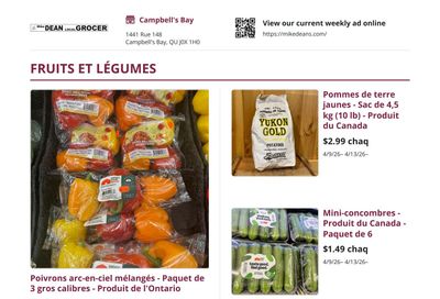 Mike Dean Local Grocer Flyer April 9 to 16