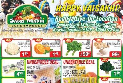 Sabzi Mandi Supermarket (Lower Mainland) Flyer April 10 to 15