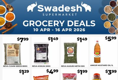 Swadesh Supermarket Flyer April 10 to 16