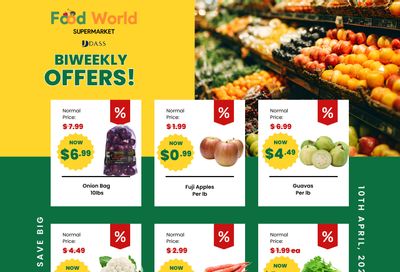 Food World Supermarket Flyer April 10 to 24