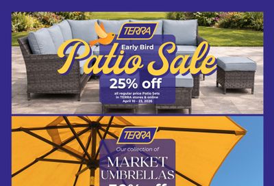 Terra Greenhouses Flyer April 10 to 16