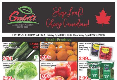 Galati Market Fresh Flyer April 10 to 23