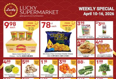 Lucky Supermarket (Edmonton) Flyer April 10 to 16