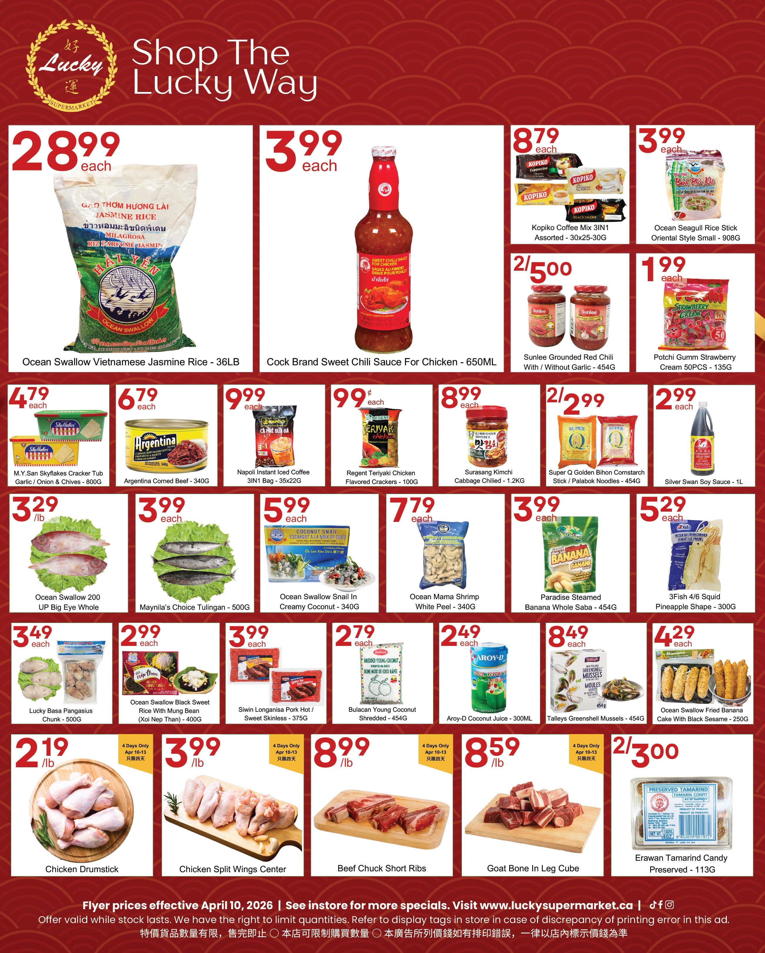 Lucky Supermarket (Winnipeg) Flyer April 10 to 16