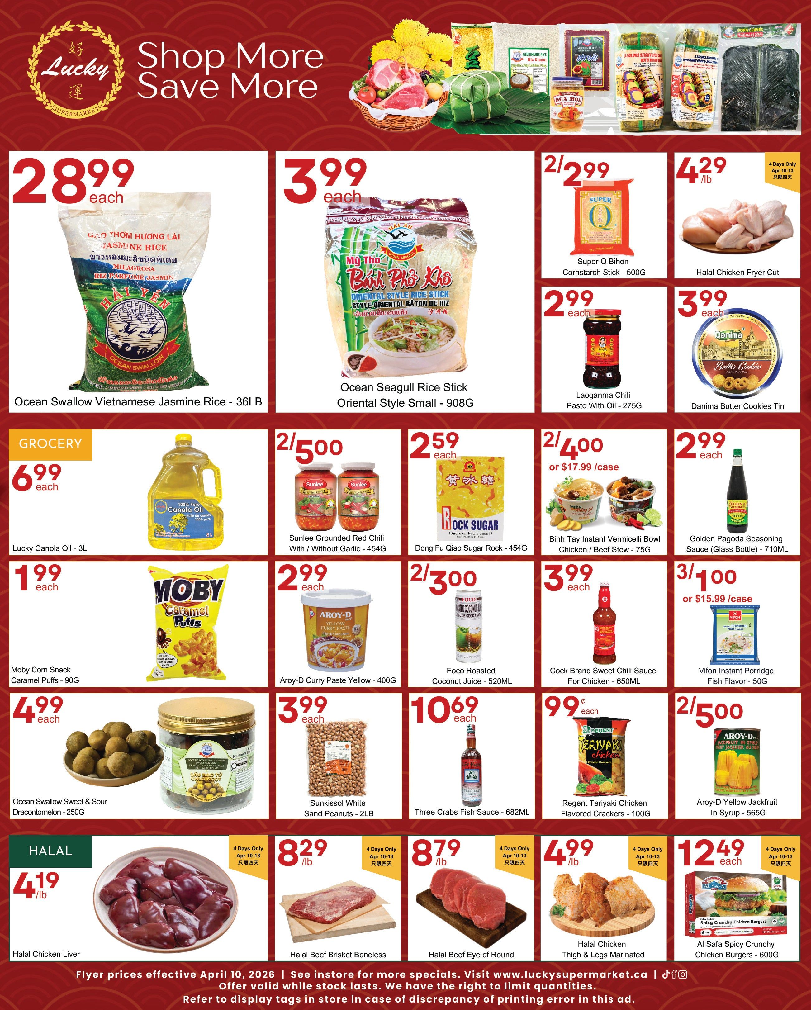 Lucky Supermarket (Surrey) Flyer April 10 to 16