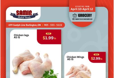 Samir Supermarket (Burlington) Flyer April 10 to 12
