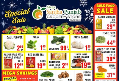 Sanjha Punjab Grocery Store Flyer April 10 to 16