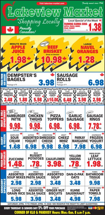 Lakeview Market Flyer April 11 to 17