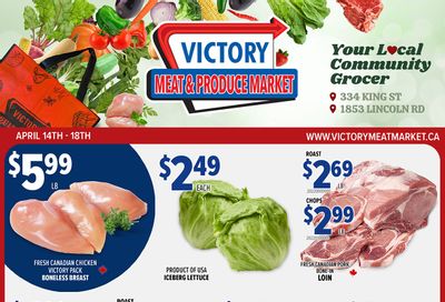 Victory Meat Market Flyer April 14 to 18
