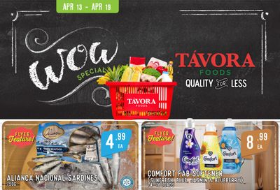 Tavora Foods Flyer April 13 to 19