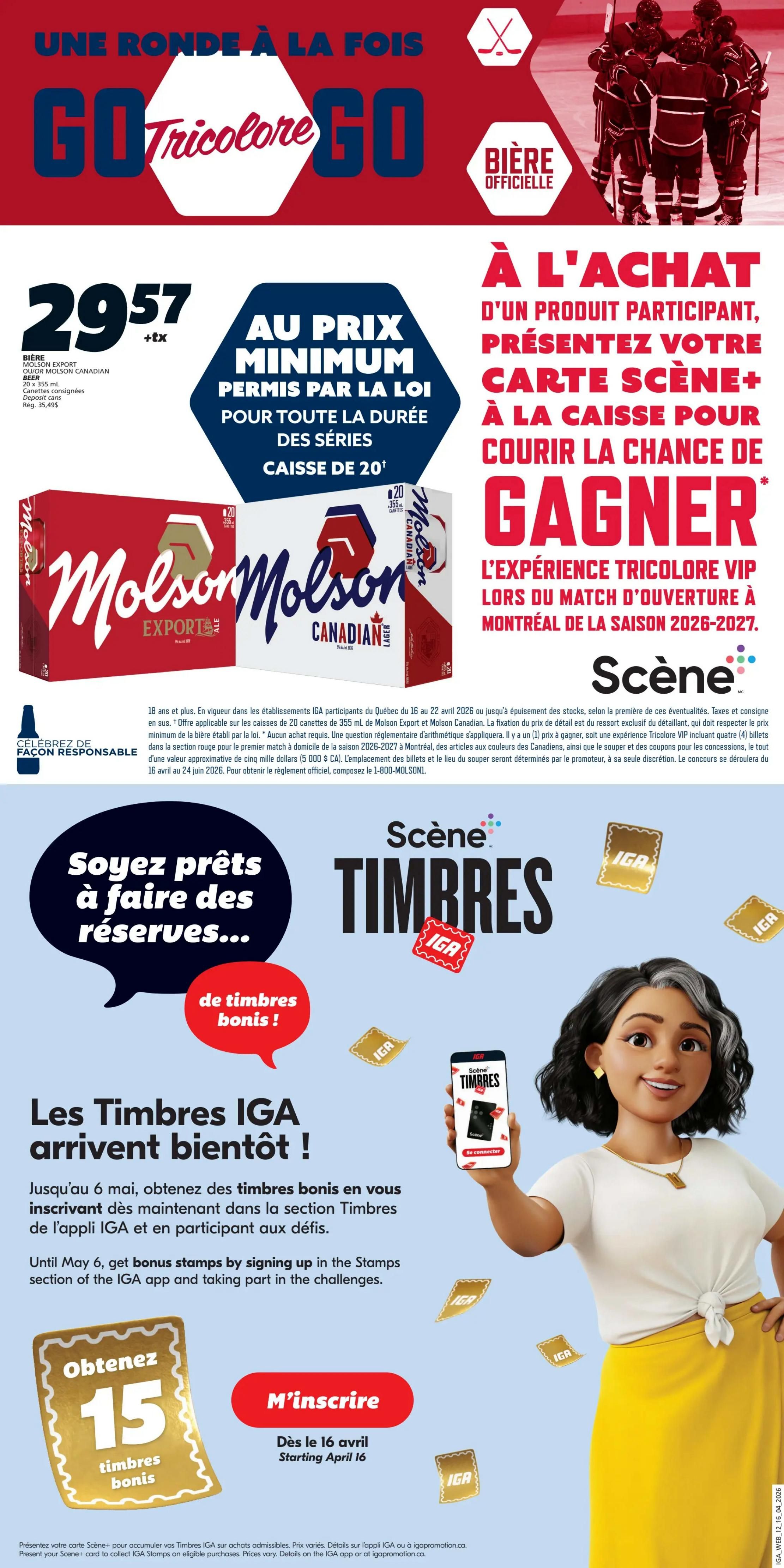IGA (QC) Flyer April 16 to 22