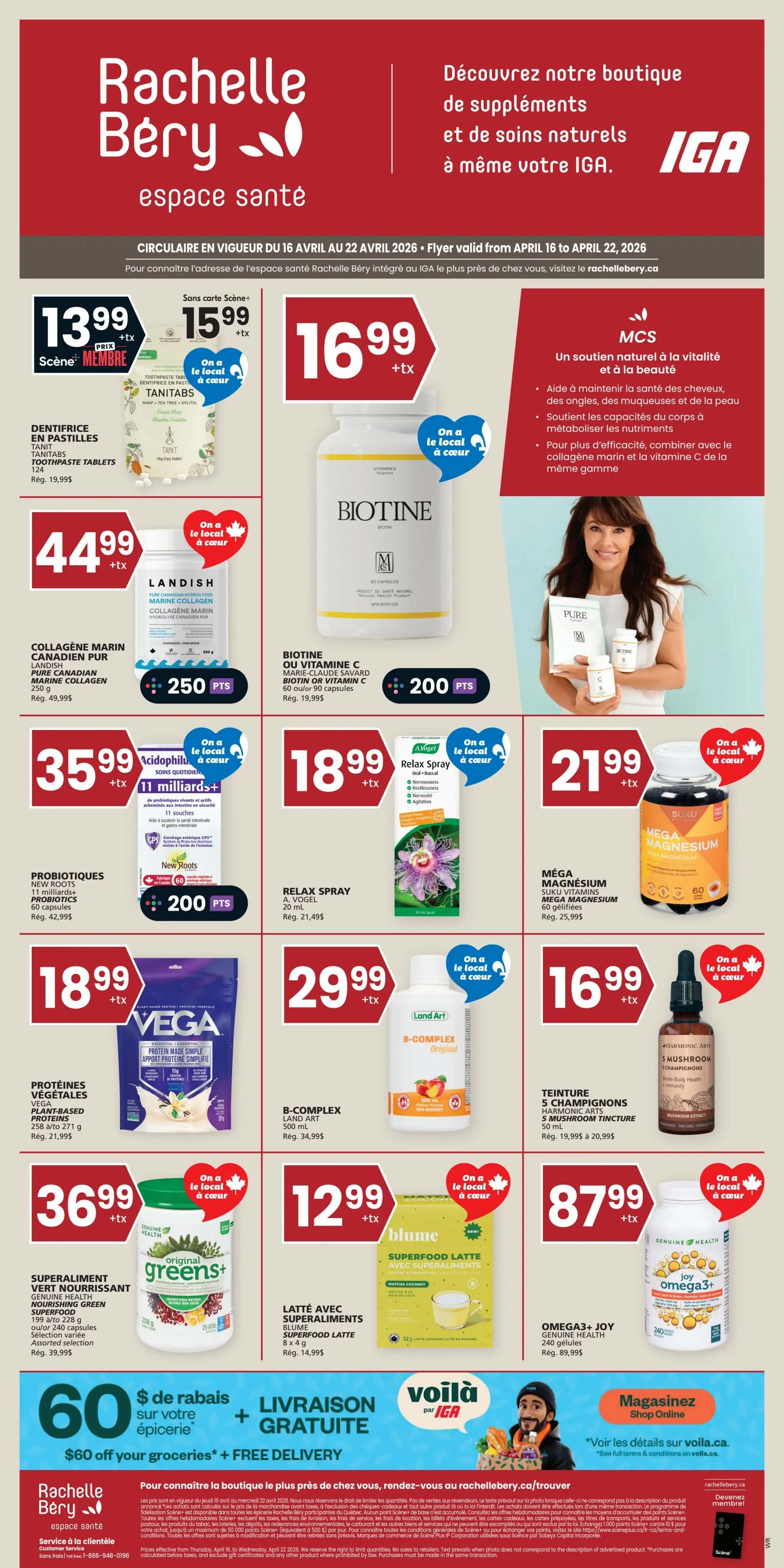 IGA (QC) Flyer April 16 to 22