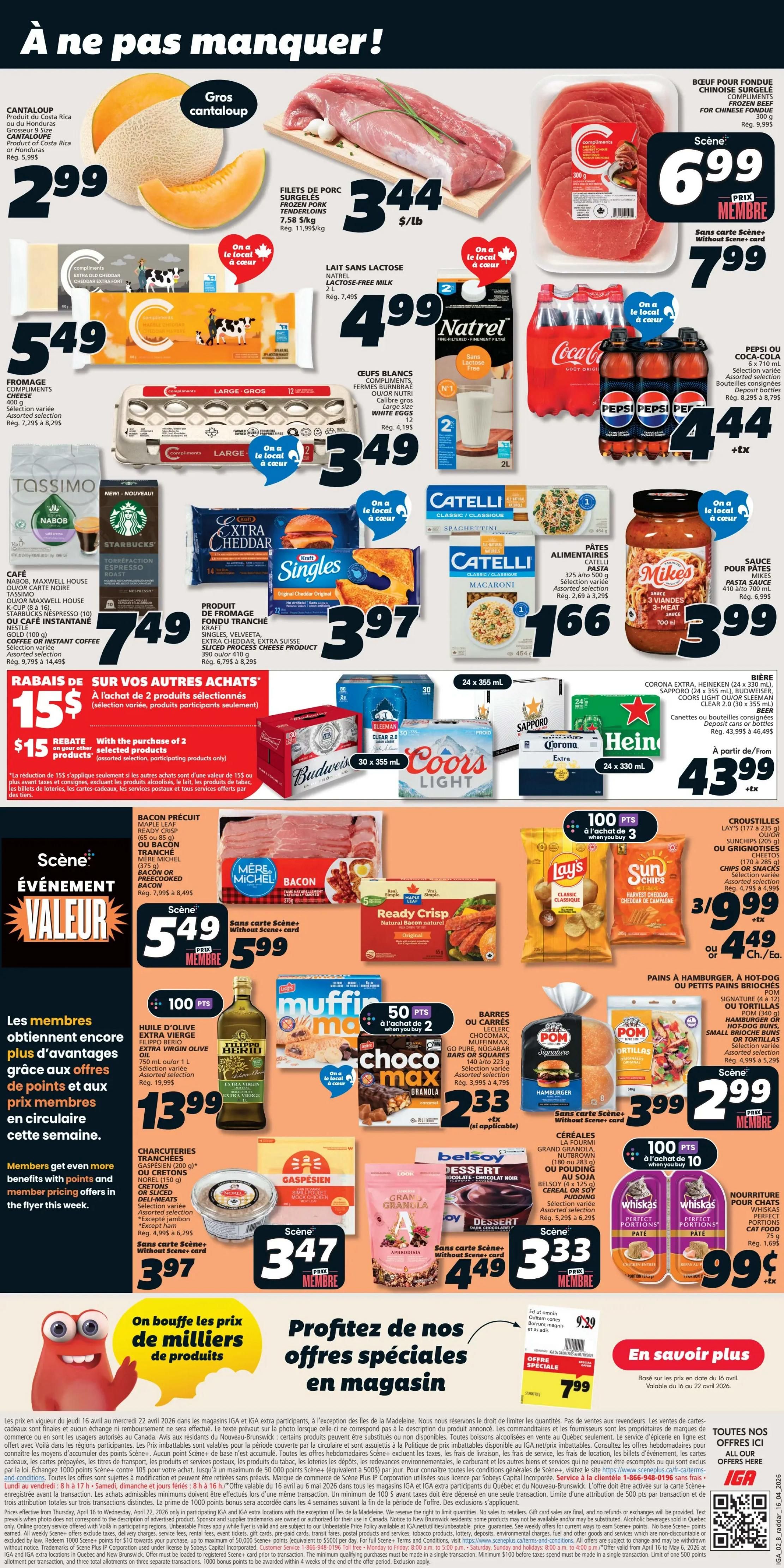 IGA (QC) Flyer April 16 to 22