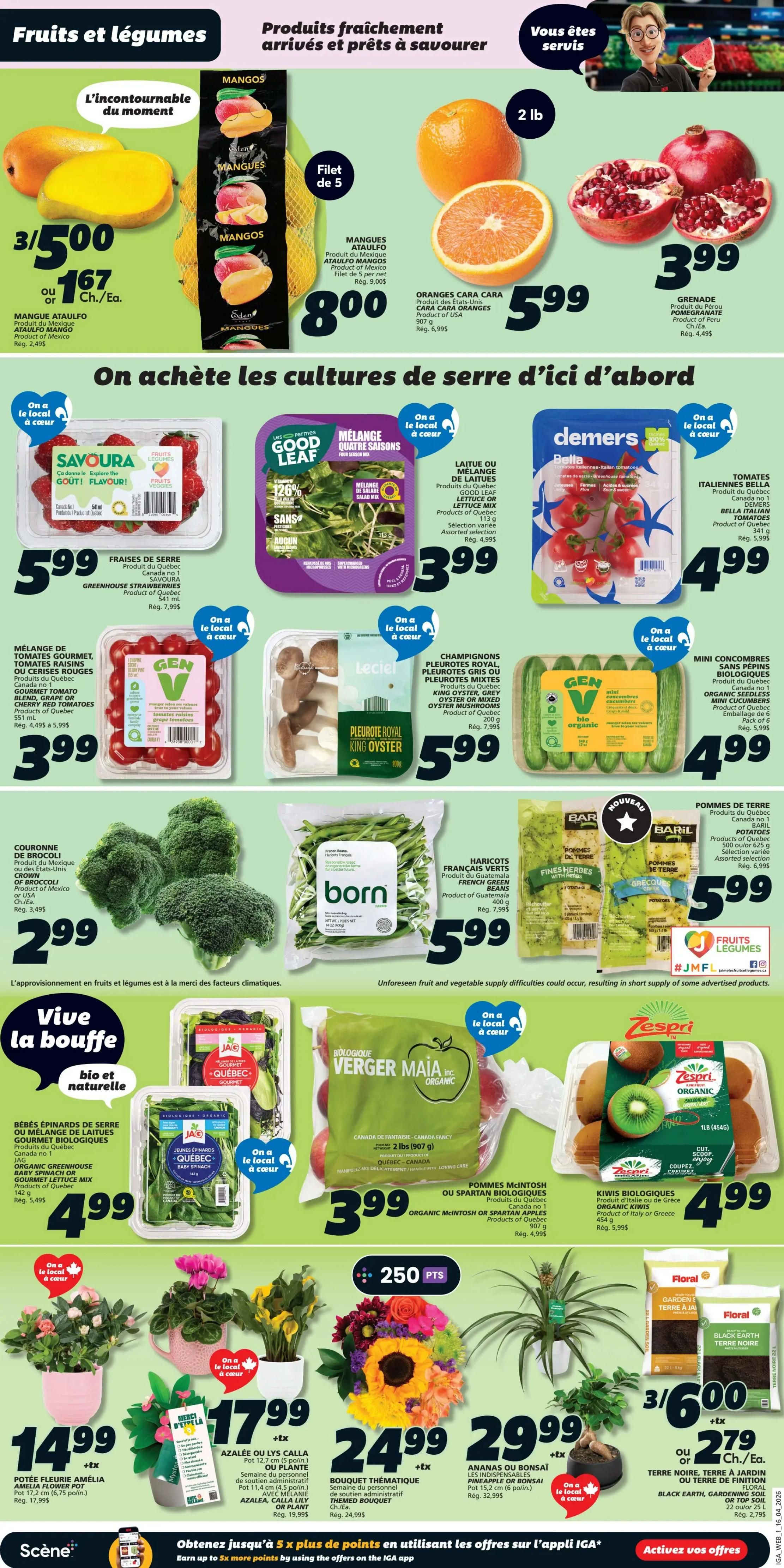 IGA (QC) Flyer April 16 to 22