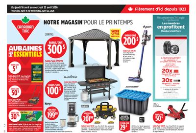 Canadian Tire (QC) Flyer April 16 to 22