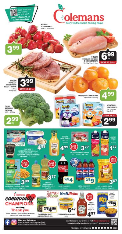 Coleman's Flyer April 16 to 22
