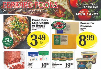 Ferraro Foods Bi-Weekly Flyer April 14 to 27