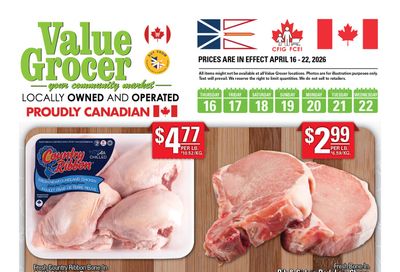 Value Grocer Flyer April 16 to 22