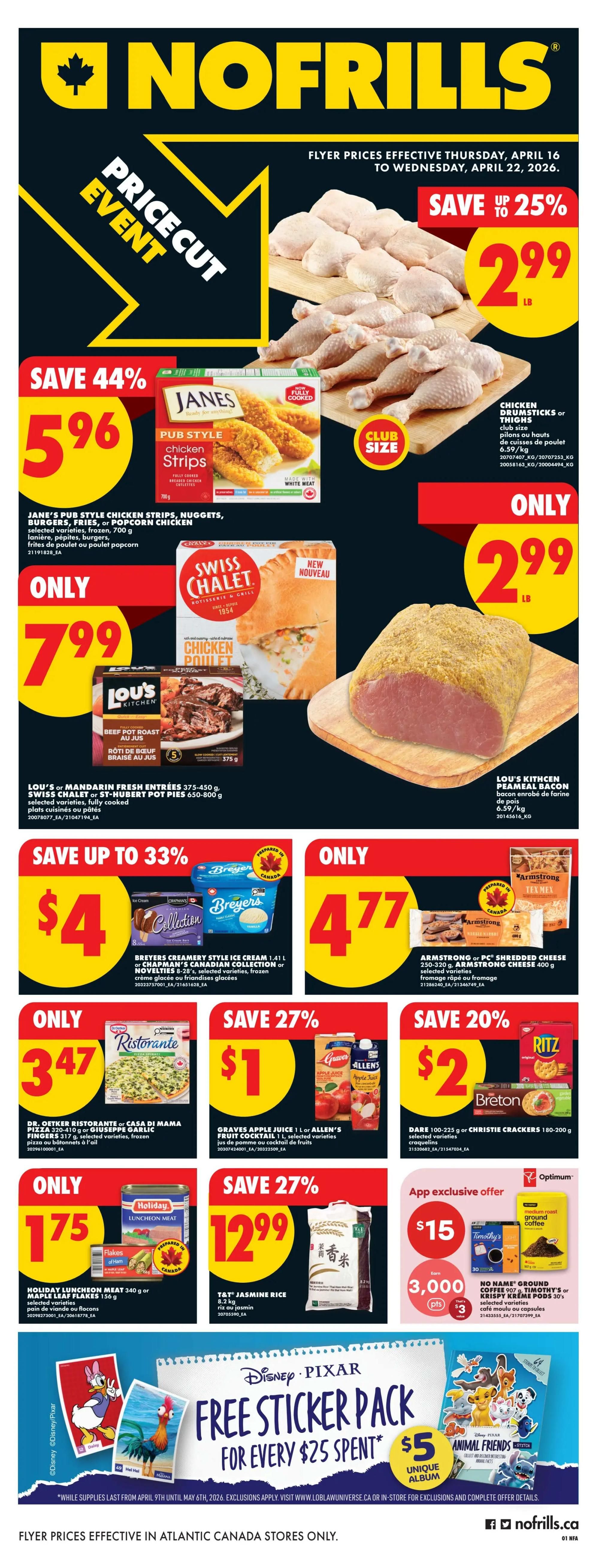 No Frills (Atlantic) Flyer April 16 to 22