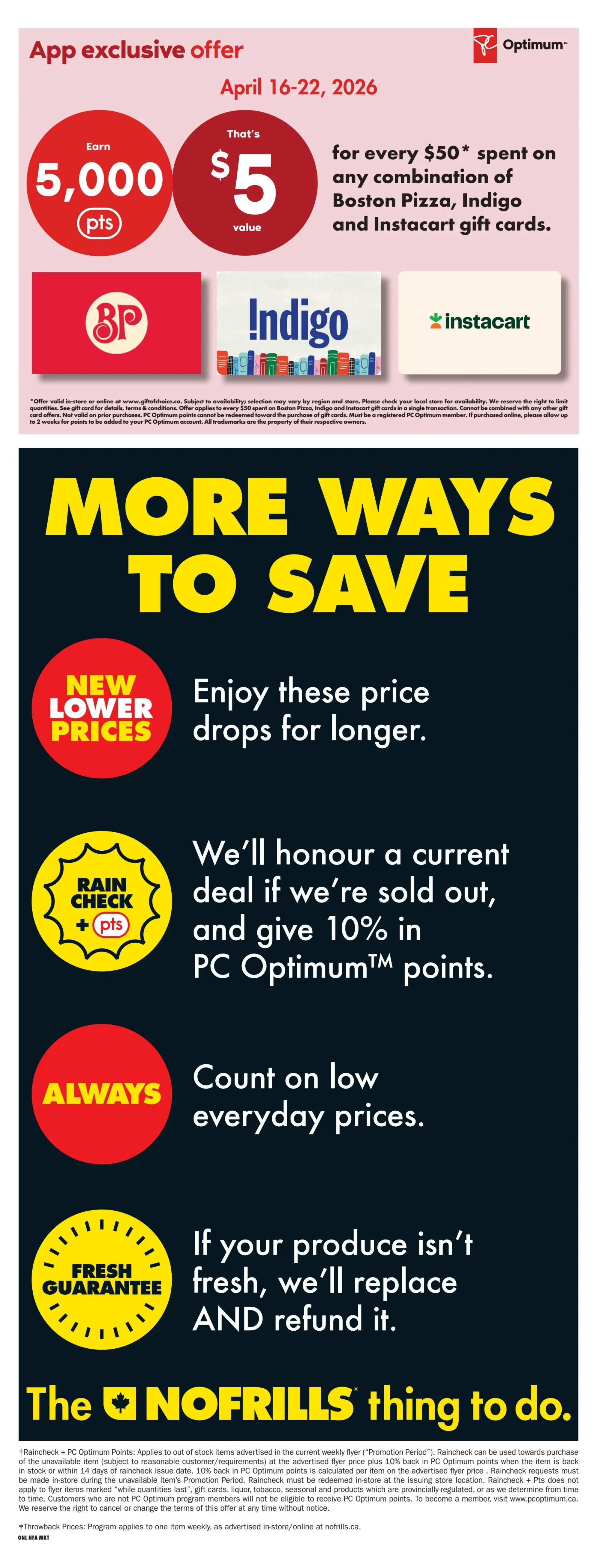 No Frills (Atlantic) Flyer April 16 to 22