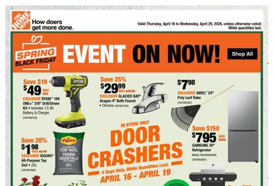 Home Depot (BC) Flyer April 16 to 29