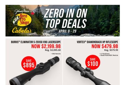 Bass Pro Shops Flyer April 9 to 29