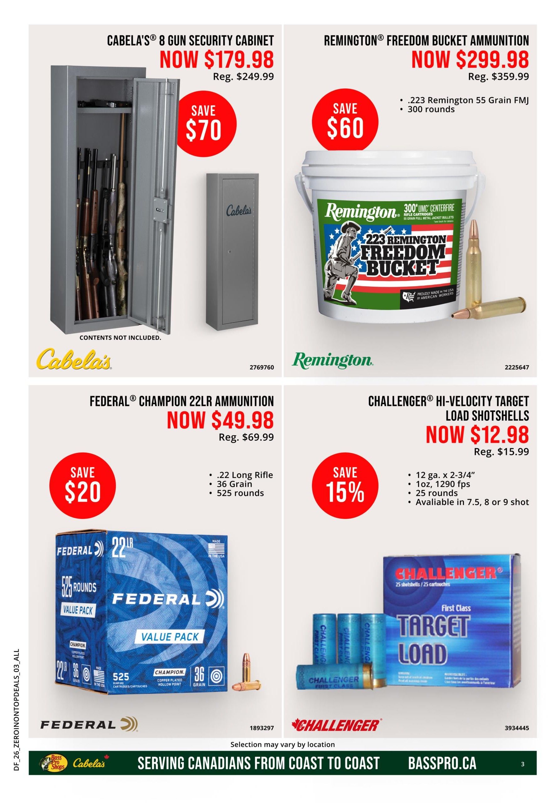 Bass Pro Shops Flyer April 9 to 29