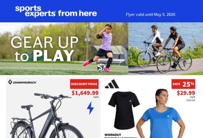 Sports Experts Flyer April 15 to May 5