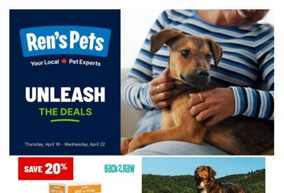 Ren's Pets Flyer April 16 to 22