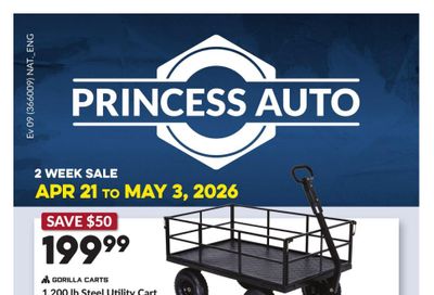 Princess Auto Flyer April 21 to May 3
