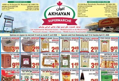 Akhavan Supermarche Flyer April 15 to 21