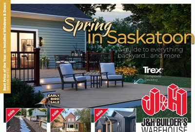 J&H Builder's Warehouse Flyer April 15 to May 5