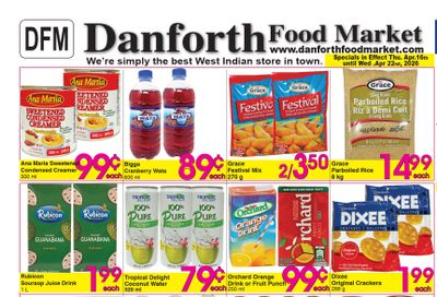 Danforth Food Market Flyer April 16 to 22