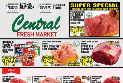 Central Fresh Market Flyer April 16 to 23