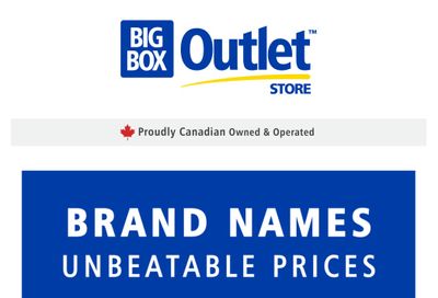 Big Box Outlet Store Flyer April 16 to 22