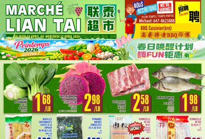 Marche Lian Tai Flyer April 16 to 22