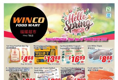 WinCo Food Mart (HWY 7) Flyer April 16 to 22