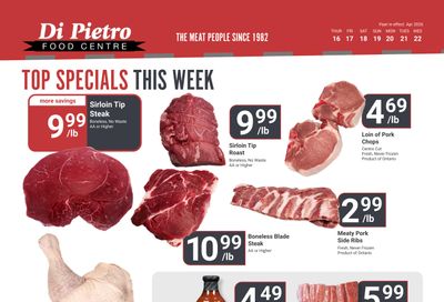 Di Pietro Food Centre Flyer April 16 to 22