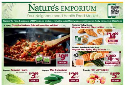 Nature's Emporium Bi-Weekly Flyer April 16 to 29
