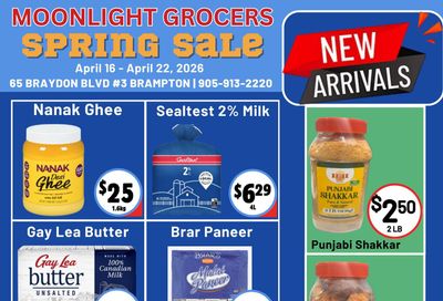 Moonlight Grocers Flyer April 16 to 22