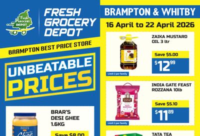 Fresh Grocery Depot Flyer April 16 to 22