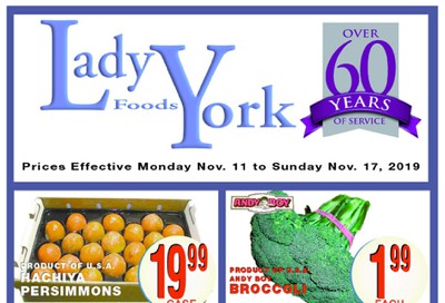 Lady York Foods Flyer November 11 to 17