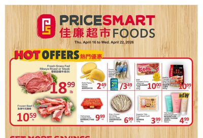 PriceSmart Foods Flyer April 16 to 22