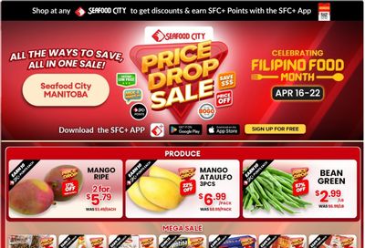 Seafood City Supermarket (MB) Flyer April 16 to 22