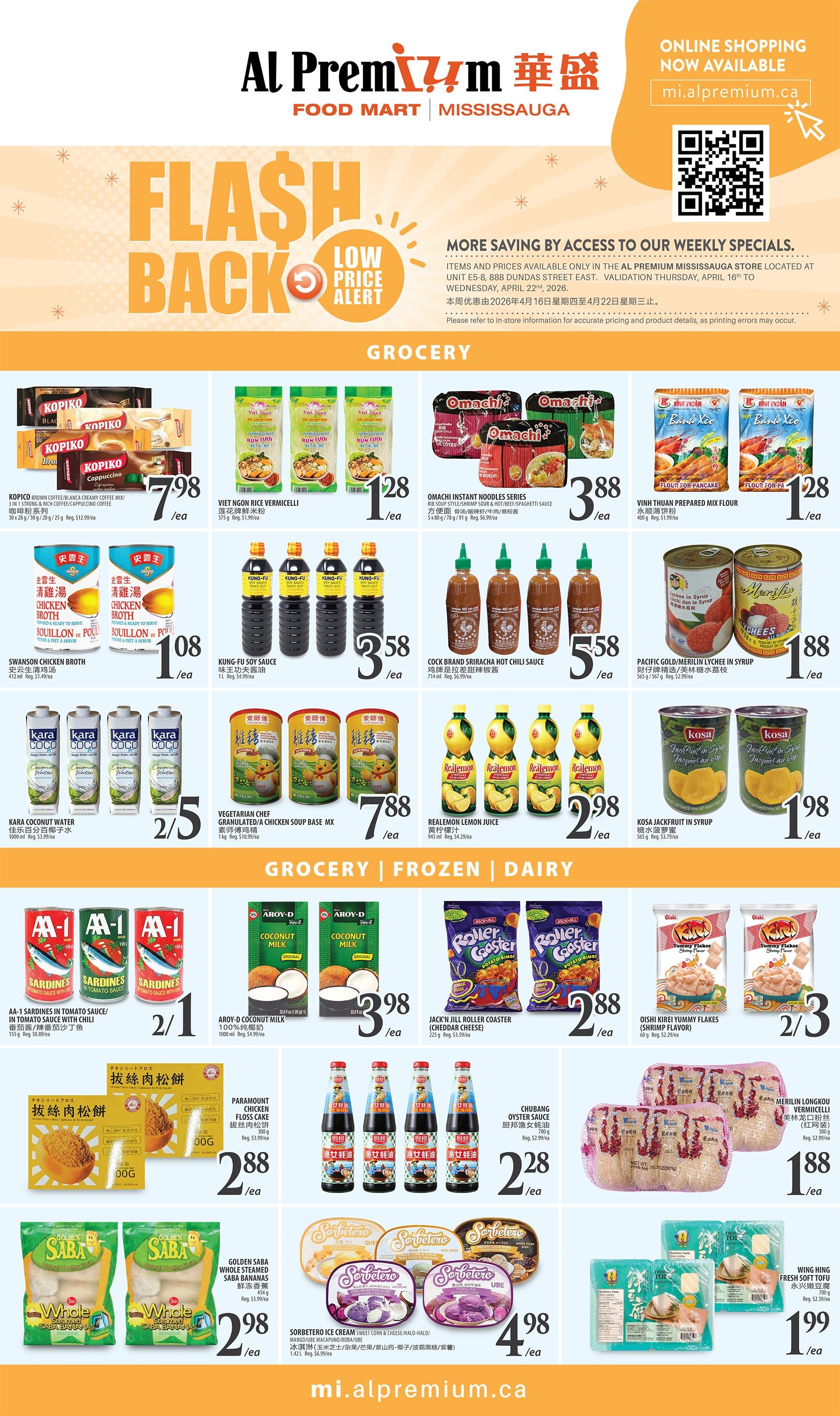Al Premium Food Mart (Mississauga) Flyer April 16 to 22