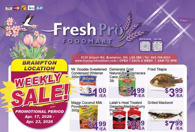 FreshPro Foodmart (Brampton) Flyer April 17 to 23