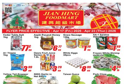 Jian Hing Foodmart (Scarborough) Flyer April 17 to 23