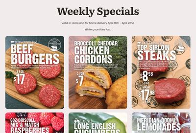 Meridian Farm Market Flyer April 16 to 22